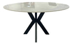Milan 1.1m / 1.3m Round Chanel Ceramic Dining Table AWS