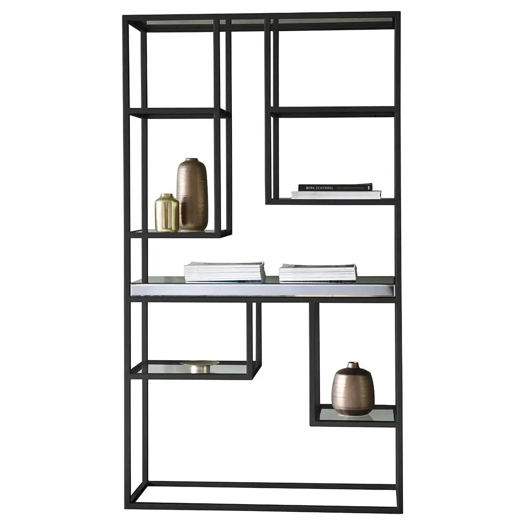 Penelope Open Display Unit Black Home Store Living