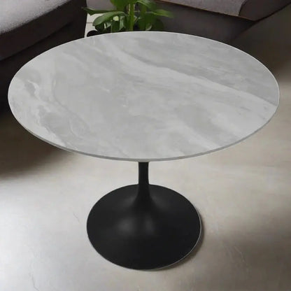 BK Bentley 0.9m Round Dining Table Black (KD) AWS