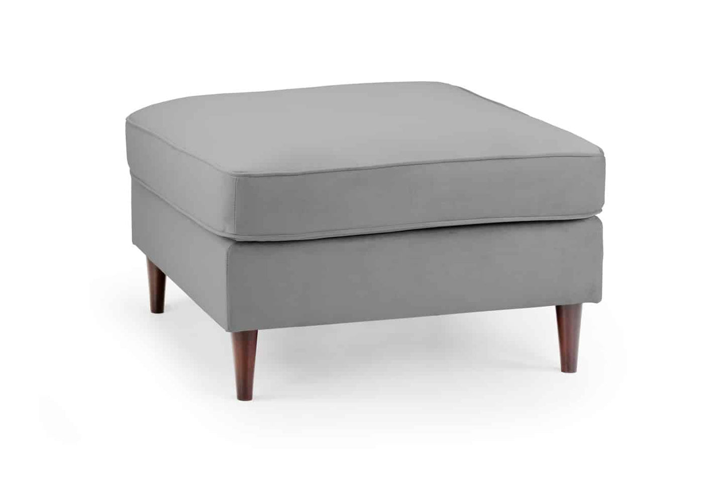 Munich Sofa Footstool Plush Grey Home Store Living