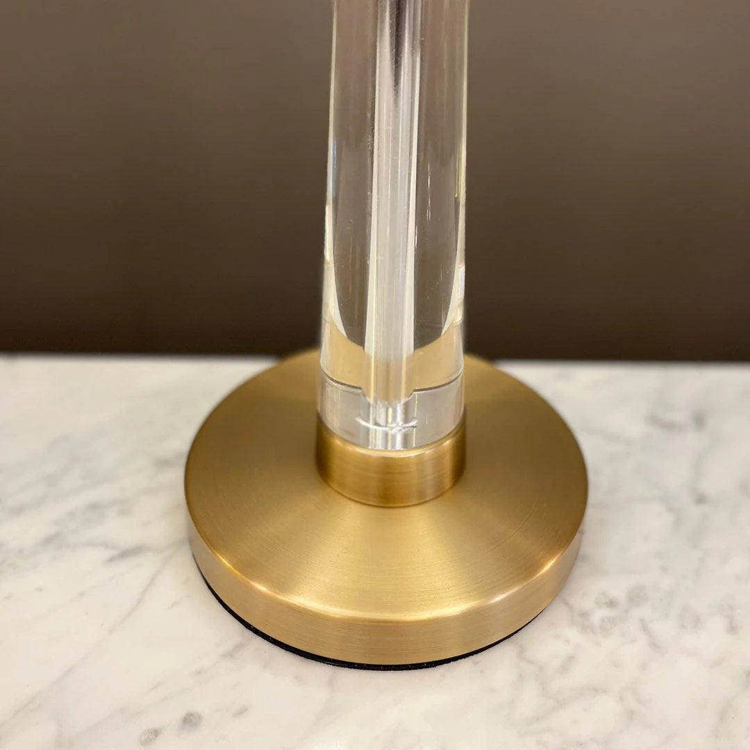 Nelle Matt Gold Finish Table Lamp RV Astley