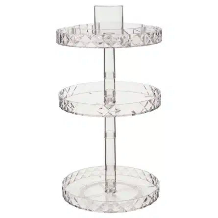 THREE TIER REVOLVING COSMETICS ORGANISER Home Store Living