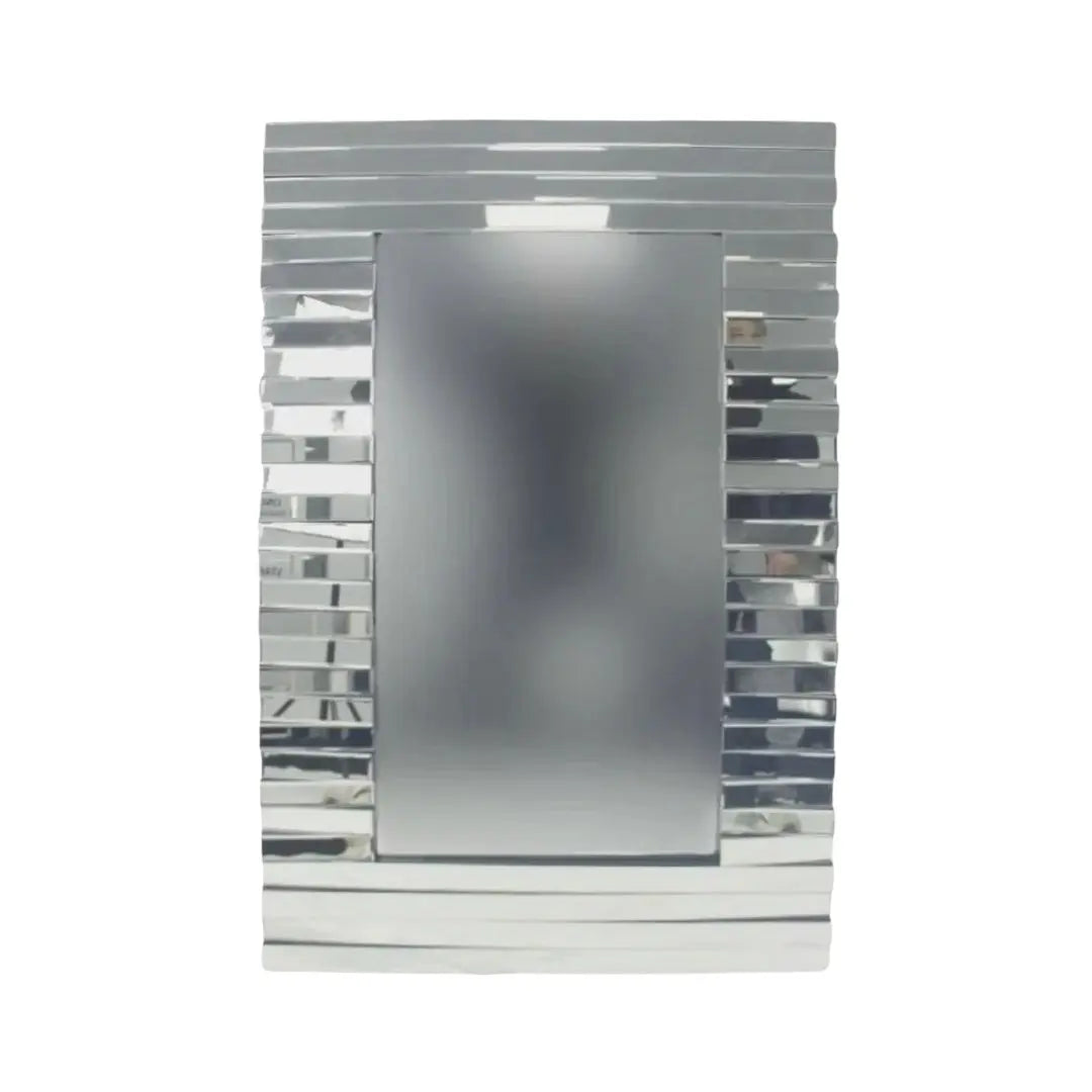 Roma Rectangular Ribbed Panel Mirror AWS