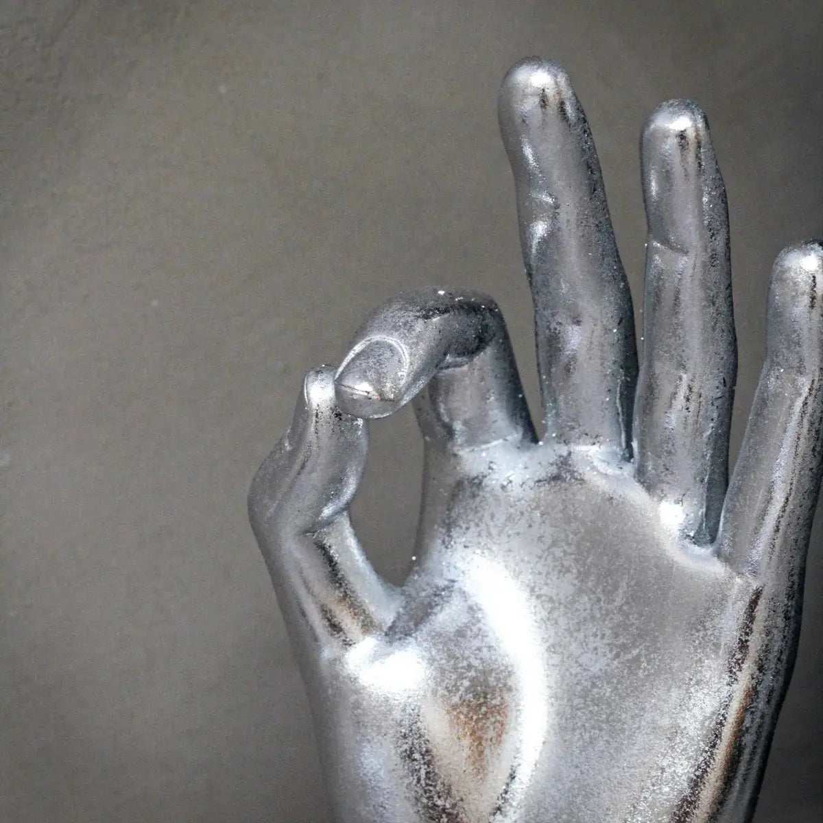 Silver OK Hand Sculpture Not specified