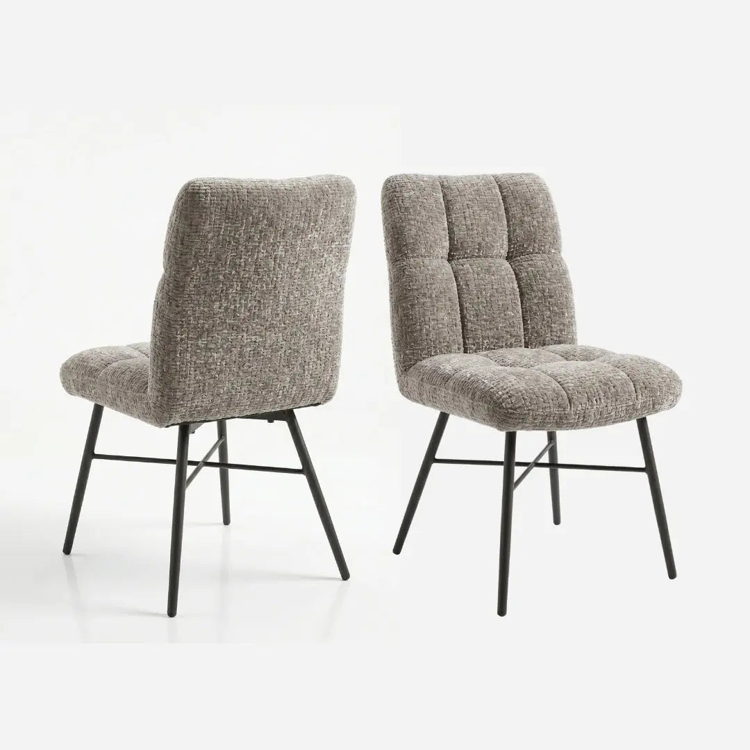 Elvi Brown Dining Chairs (Set of 2) YS Interiors