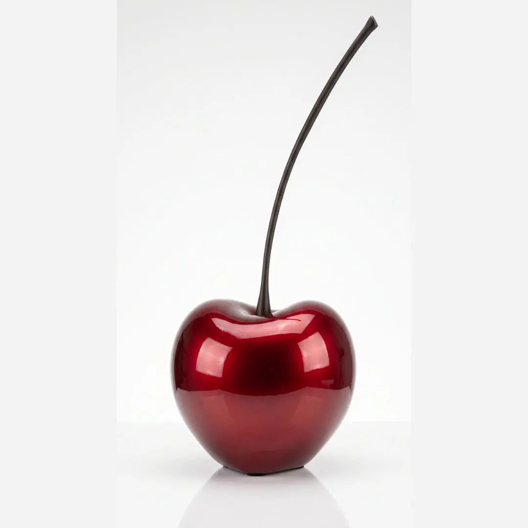 Large 35cm Dark Red Cherry Ornament Gilde