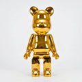 Large 68cm Gold Standing Bear Sculpture Ivan