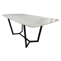Jessica 1.8m Kasi Gold Ceramic Dining Table AWS TRADING LTD