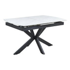 Eva White Sintered Stone Extending Dining Table (140cm - 180cm) Home Store Living