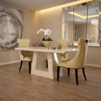 Milan White Marble Dining Table / 1.8m / 2.0m Home Store Living