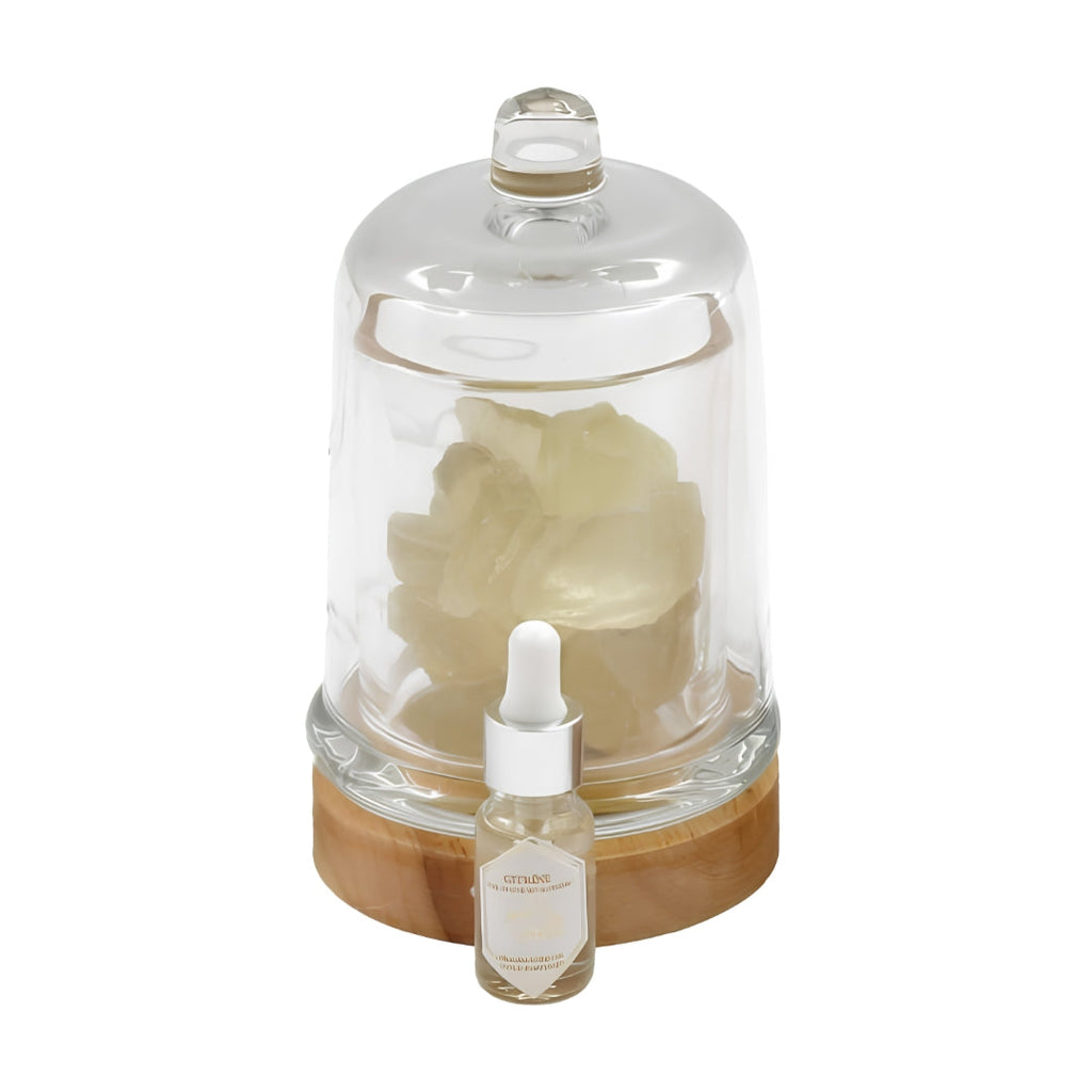 Yellow Citrine Crystal Diffuser Lamp -  Summer Gardens sil interiors