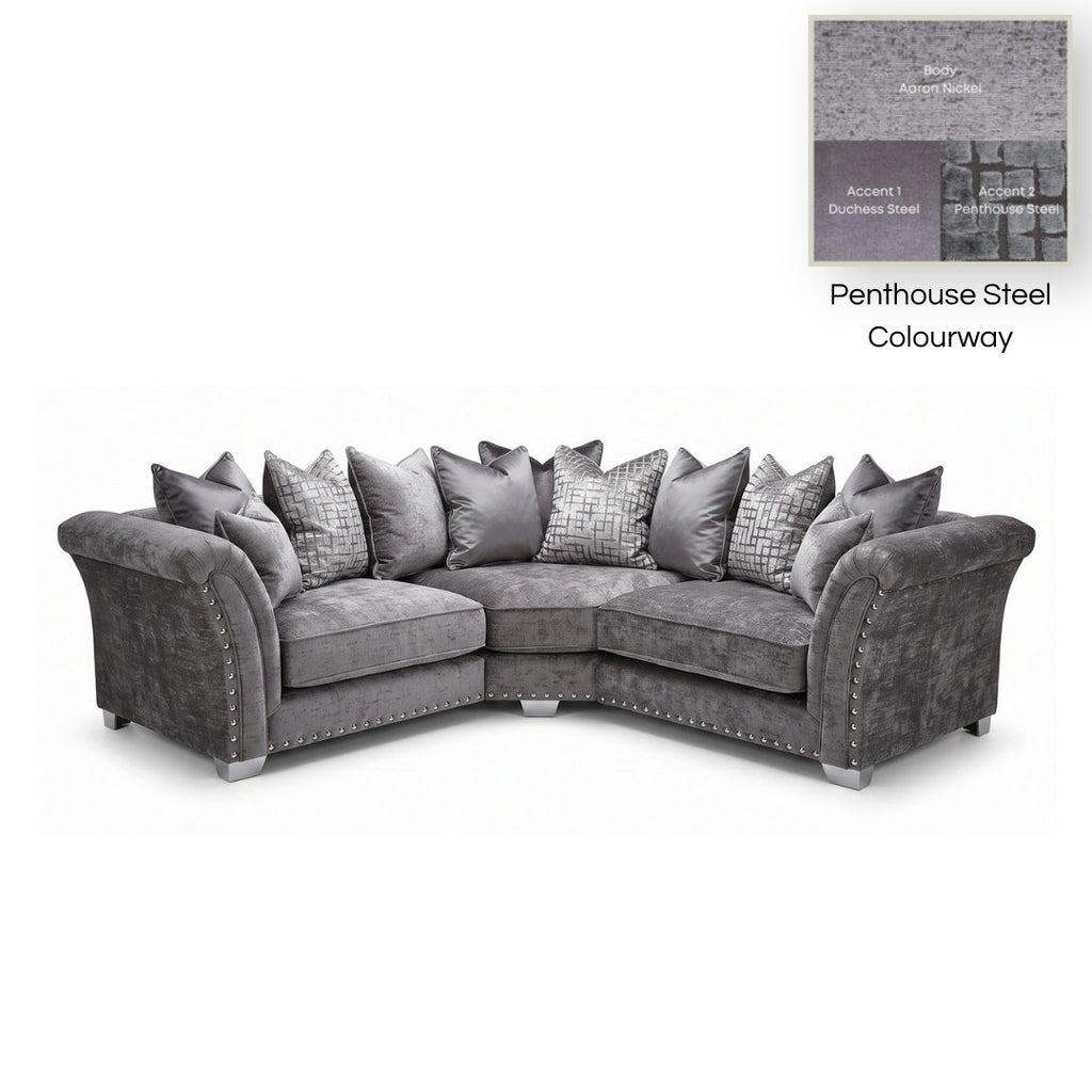 Vana Sofa Range (Penthouse Steel Fabric) Buoyant