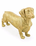 Gold Dachshund Hound Figure Mcgowan and rutherford