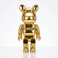 Medium 40cm Gold Standing Bear Sculpture Ivan