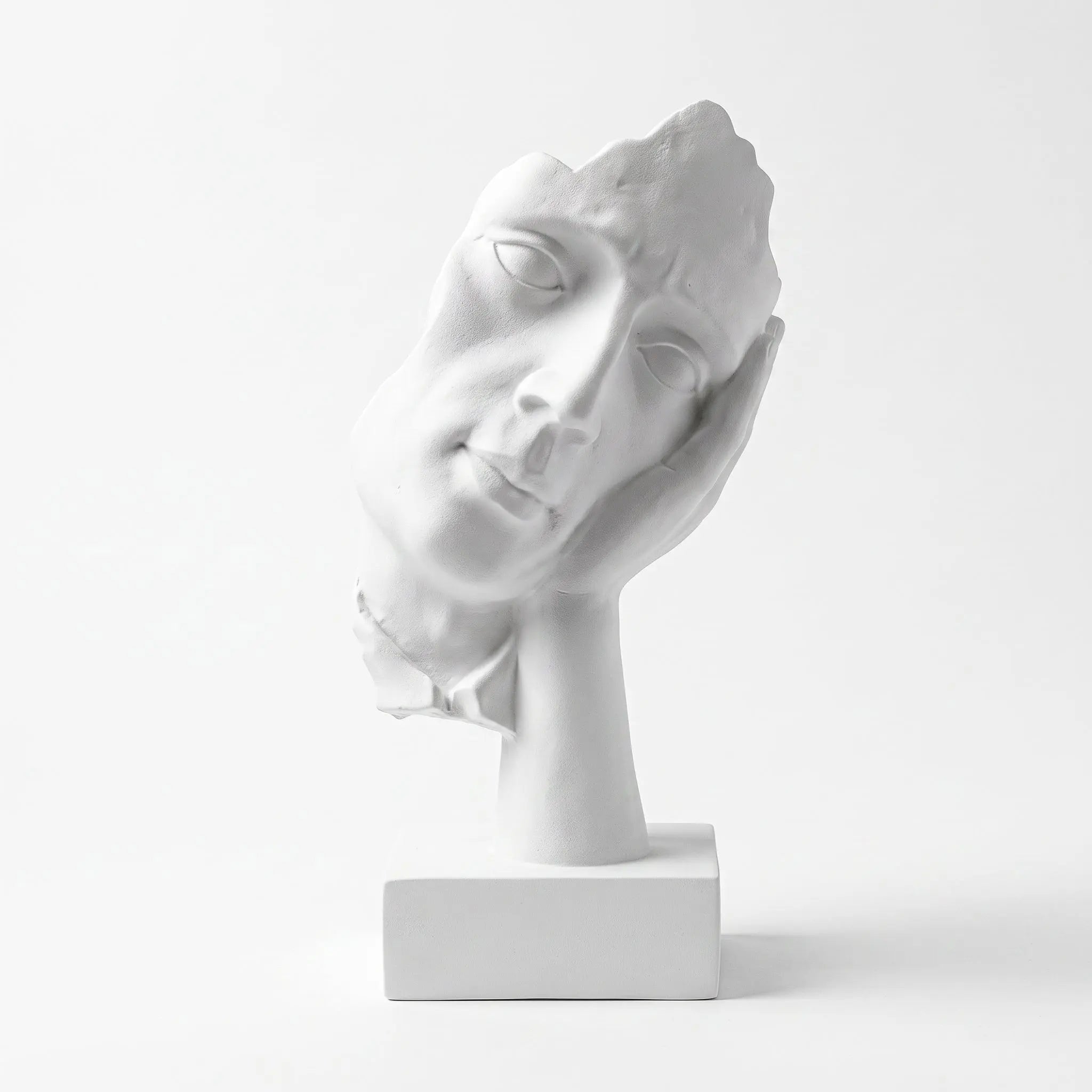 Hear No Evil White Ornament On Base sil interiors
