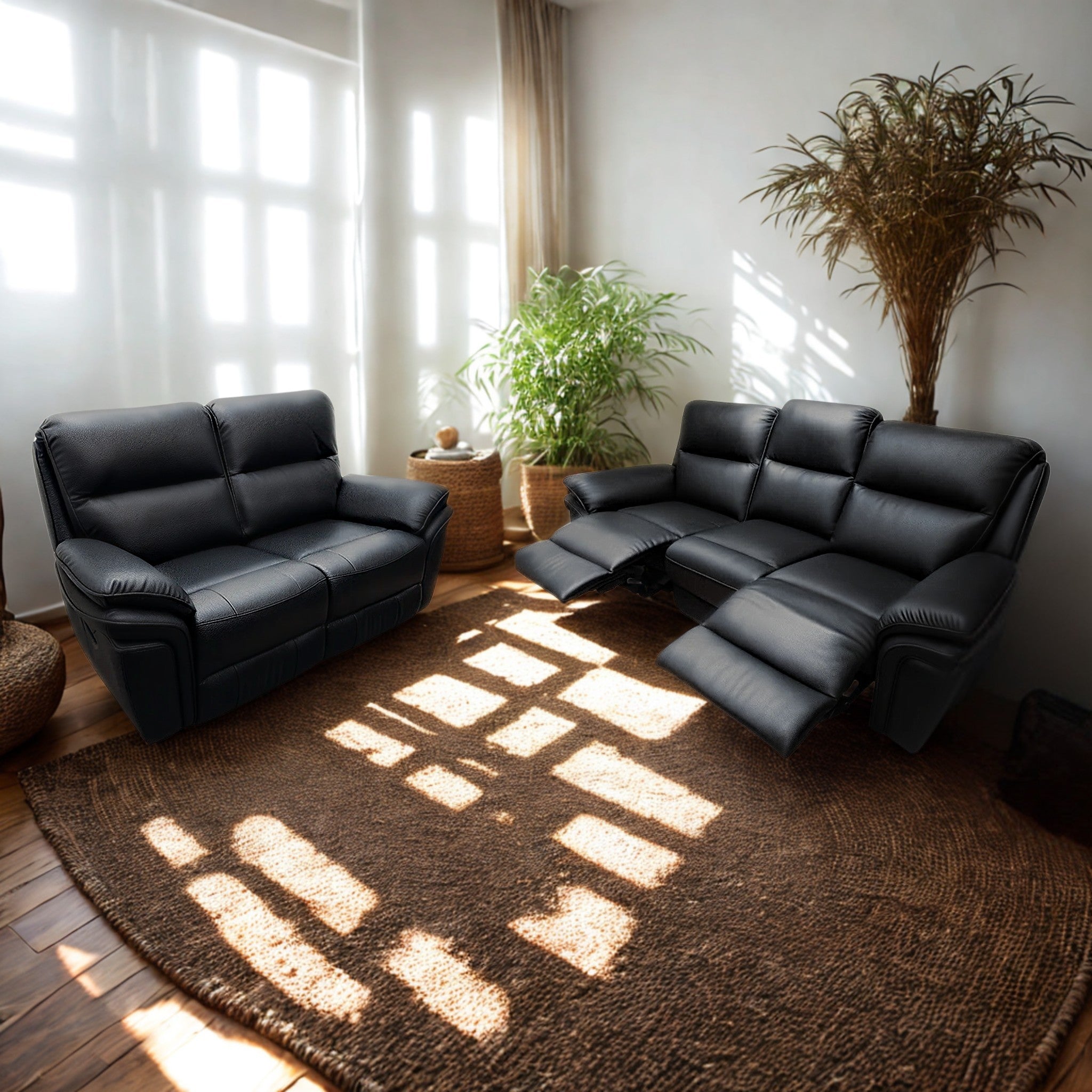 Julian Leather Air Recliner Sofa Range RS Furniture