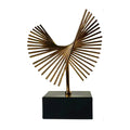 Odel Gold Design On Black Base Ornament 26cm Ivan