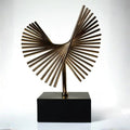 Large 37cm Odel Gold Design On Black Base Ornament Ivan