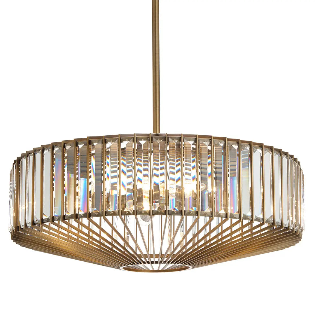 Nico 12 Arm Antique Brass Finish Chandelier RV Astley