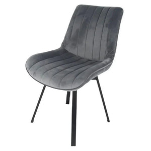 Dark Grey Velvet