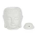 White Buddha Head Oil Burner N/A