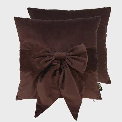 Paul Moneypenny Tiedup Choc Cushion malini