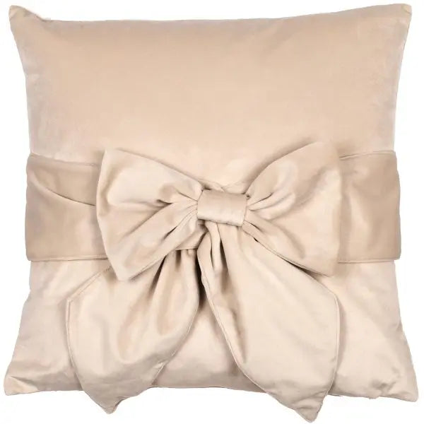 Moneypenny Tiedup Cream Cushion 45cm x 45cm malini