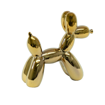 Large Balloon Dog Sculpture in Gold or Silver Lesser & Pavey