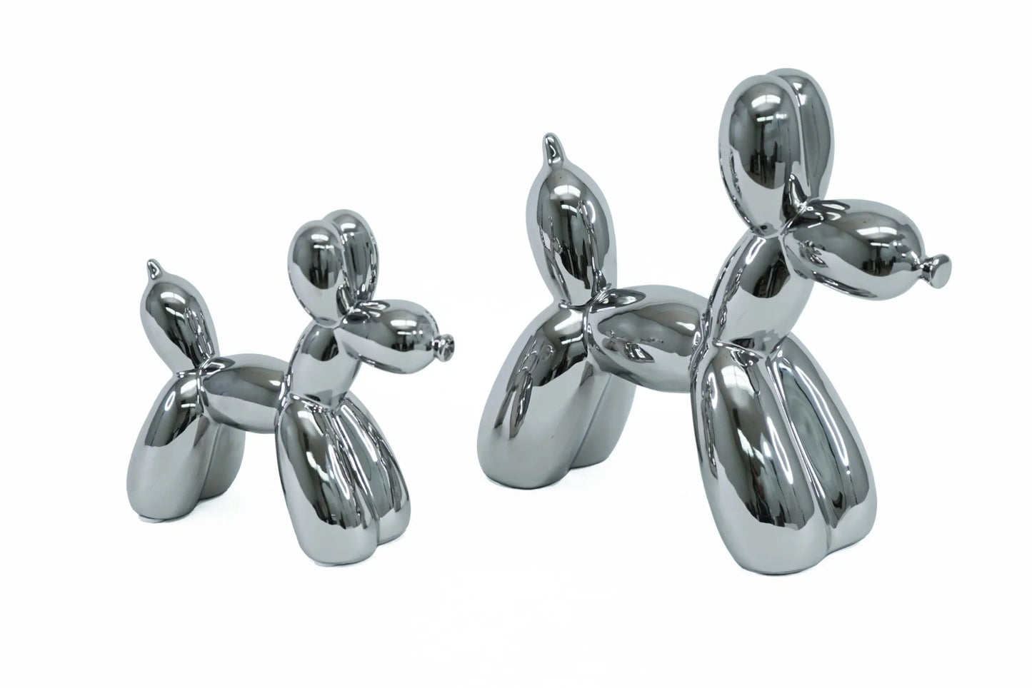 Large Balloon Dog Sculpture in Gold or Silver Lesser & Pavey