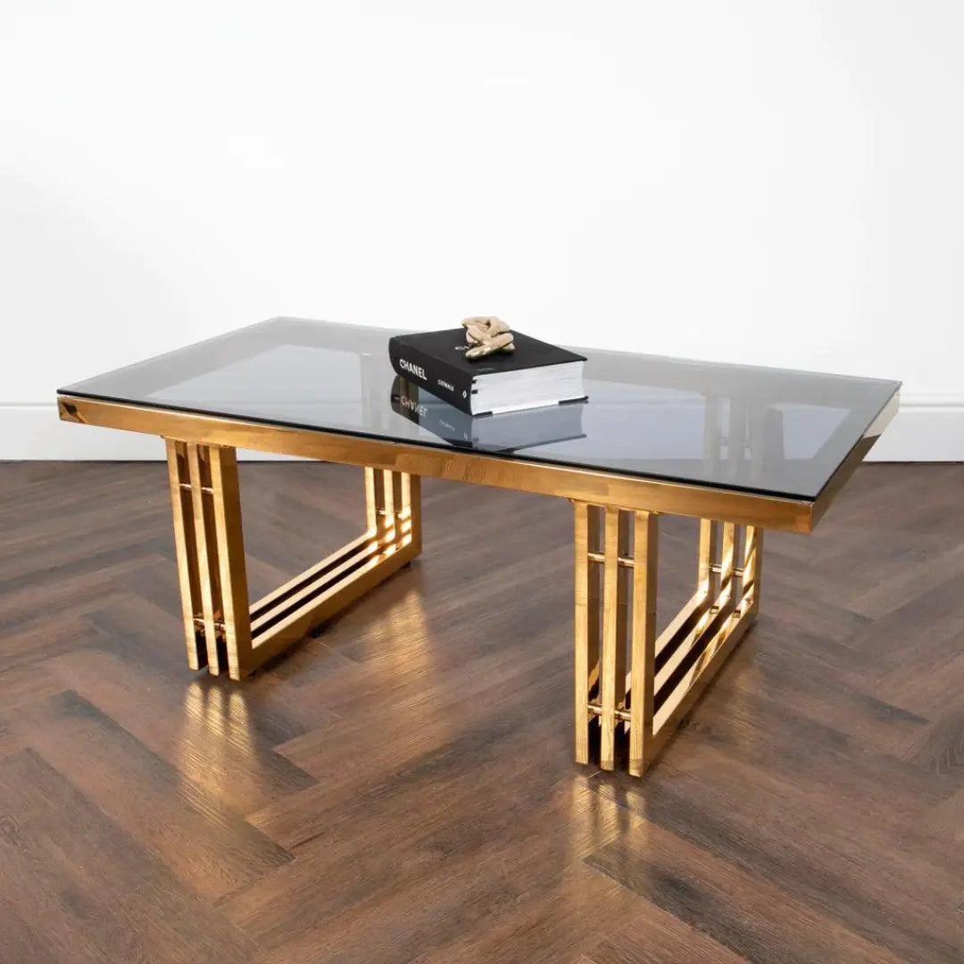Zeigert gold coffee table Home Store Living