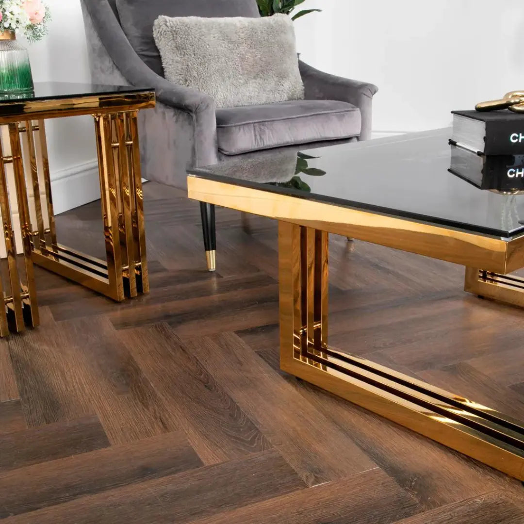Zeigert gold coffee table Home Store Living