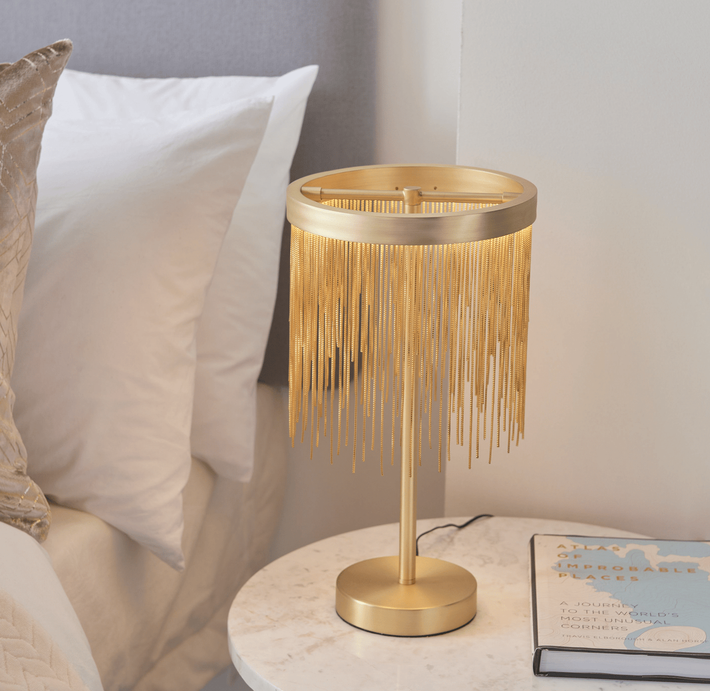 Zhara Table Lamp Brass