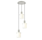 Brandon Ripple 49.5cm Round Pendant, 3 Light Adjustable E27 Home Store Living