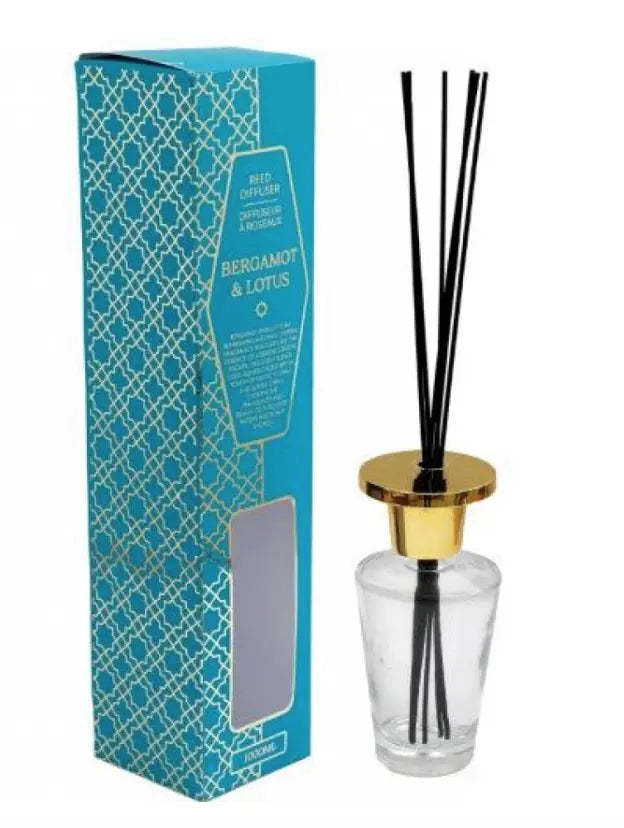 Candlelight Bergamot & Lotus 1000ml Reed Diffuser sil interiors