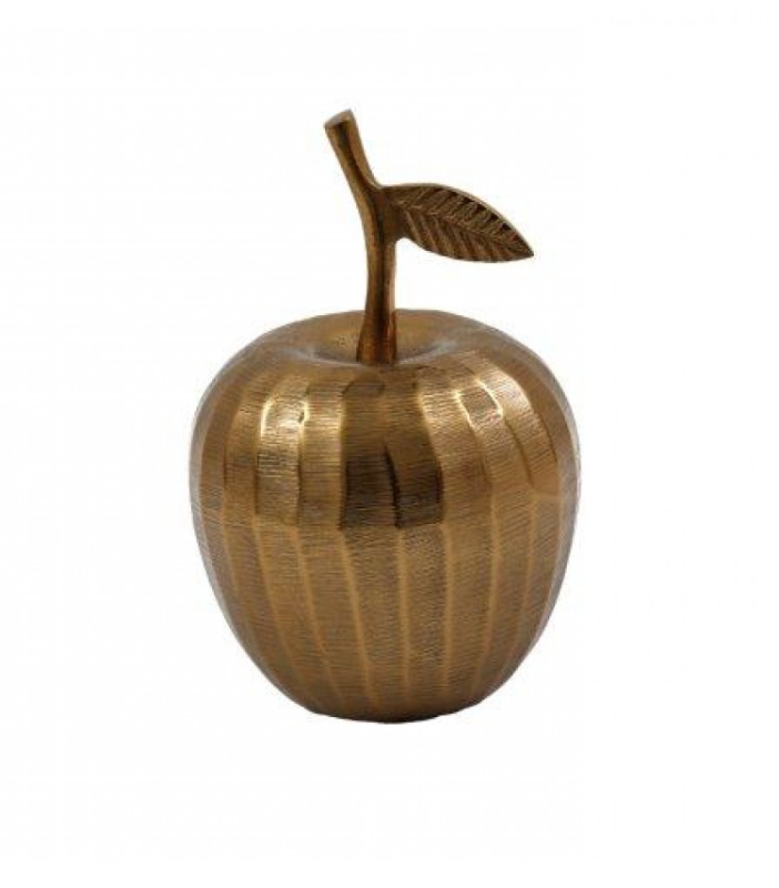 Gold Apple Ornament - Small sil interiors