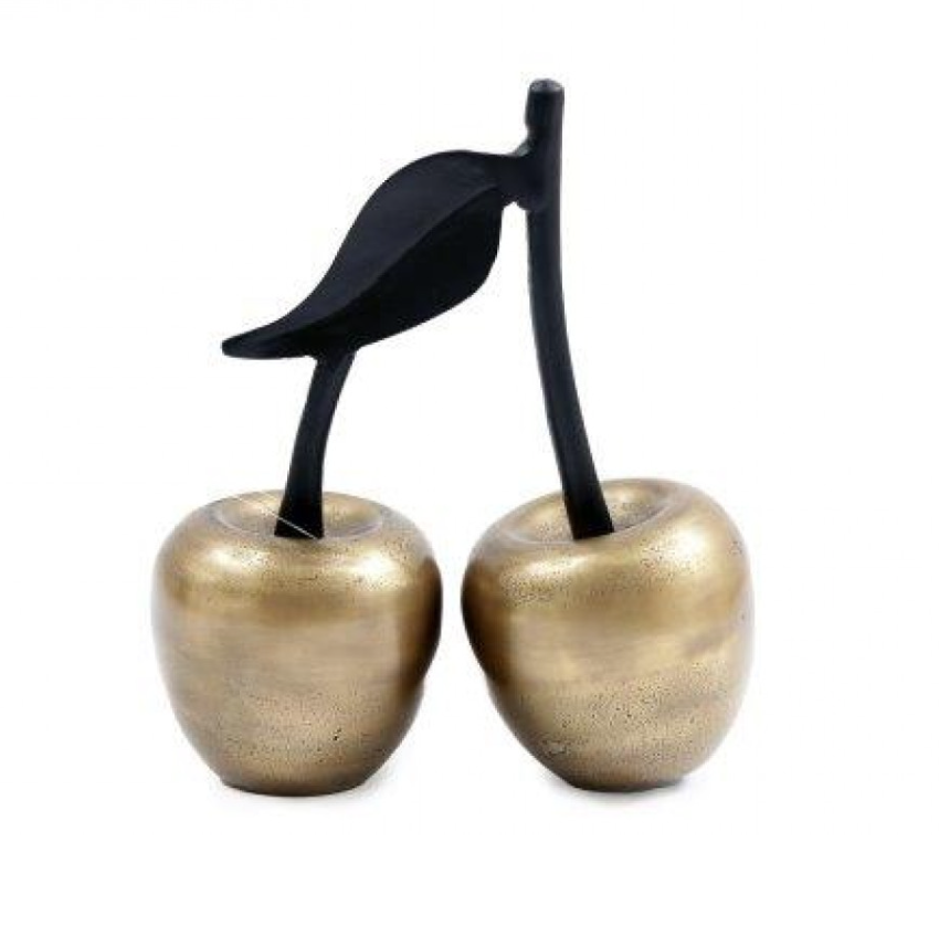Gold Cherry Ornament - Small sil interiors