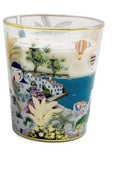 2.25kg Santorini Summer  Candle Pot - Medium sil interiors
