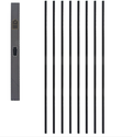 REED STICKS BLACK 4MMX54CM Lesser & Pavey Ltd