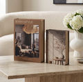 BOHO BOOK STORAGE BOXES SET 2 Lesser & Pavey Ltd