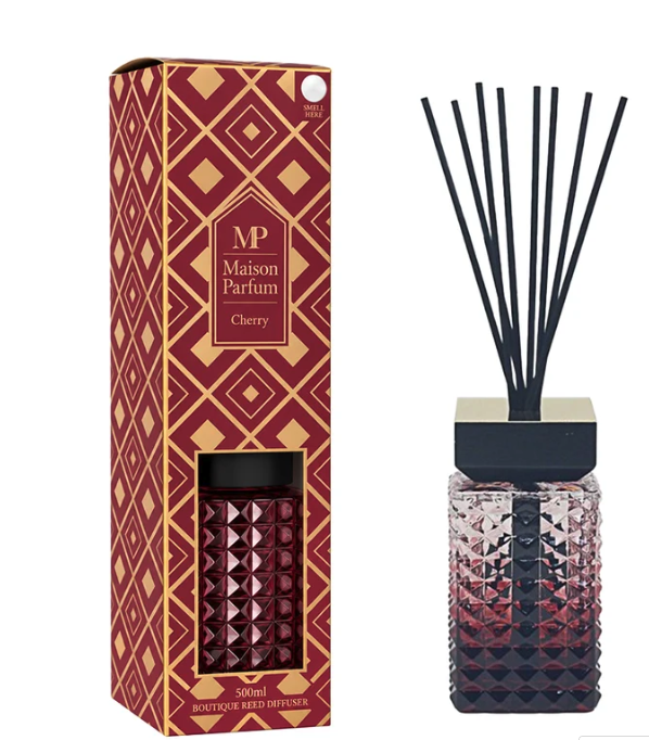 Lost Cherry 500ml Diamond Cut Diffuser Lesser & Pavey Ltd