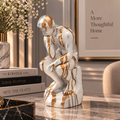 DRIP ART THINKER WHITE 17x12x28 Lesser & Pavey Ltd