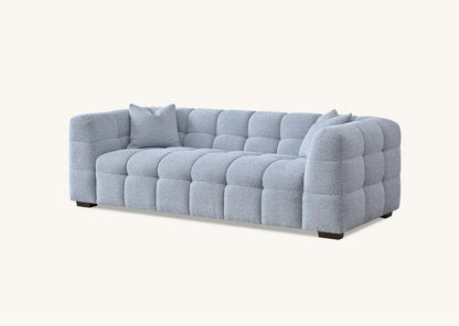 Aluxo Tribeca Sofa Range in Pearl Boucle Fabric Home Store Living