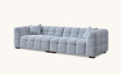 Aluxo Tribeca Sofa Range in Pearl Boucle Fabric Home Store Living