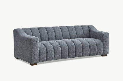 Aluxo Tribeca Corner Sofa Group in Iron Boucle Fabric Home Store Living