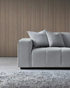 Aluxo Leonard Right Hand Corner Group in Cloudy Grey Boucle Furnish 365