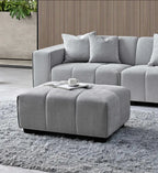 Aluxo Leonard Right Hand Corner Group in Cloudy Grey Boucle Furnish 365