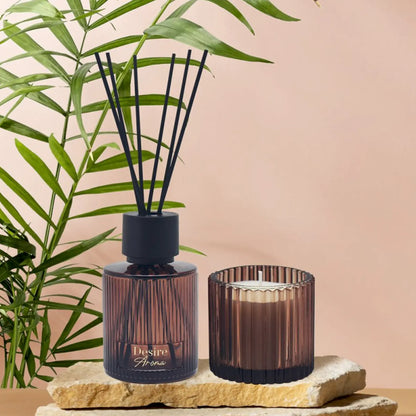 Oud & Bergamot Desire Diffuser/ Candle Aroma Gift Set Not specified