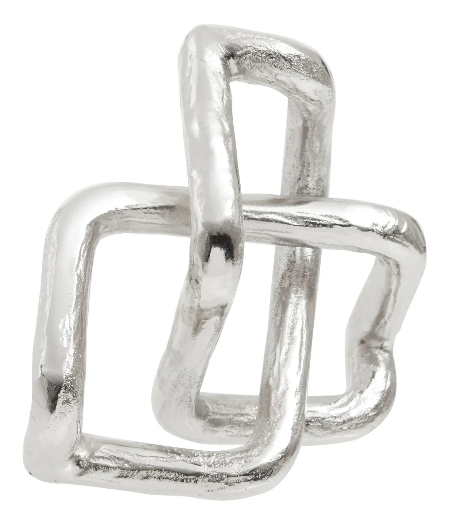 Silver Finish Aluminium Townhouse Sculpture premier housewares