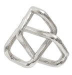 Silver Finish Aluminium Townhouse Sculpture premier housewares