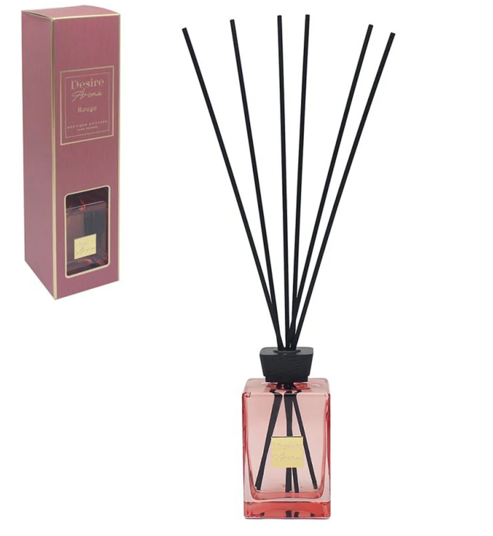 Desire Aroma Rouge 1000ml Reed Diffuser Inspired By Baccarat Rouge Lesser & Pavey Ltd